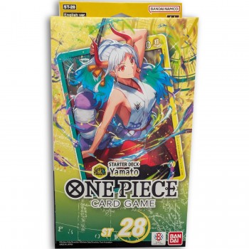 One Piece Yamato ST28 kortų žaidimo rinkinys pradedantiesiems žalia/geltona sp. (51 korta)